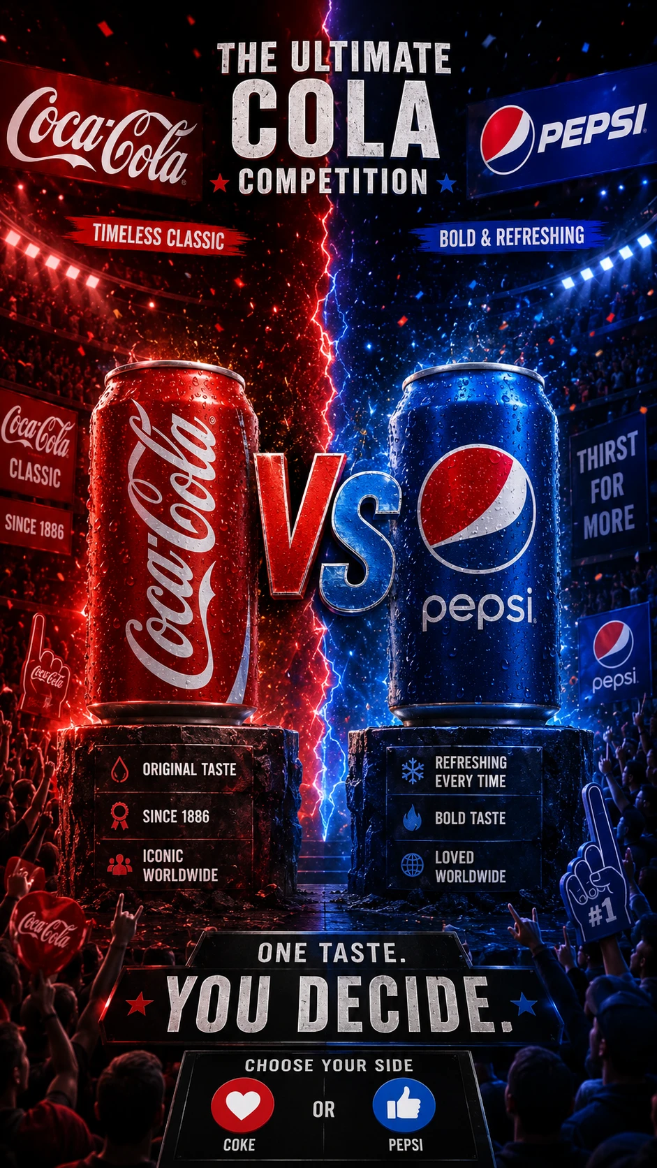 COLA WARS: LIKES VS COMMENTS cover