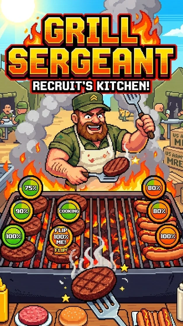 Grill Sergeant #nuriderburrito #cooking #grill #leaderboard #challenge #frenzy