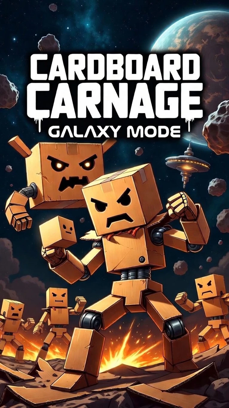 Cardboard Carnage
New Galaxy mode play to unlock new fighters 
#cardboardcarnage #fighting #mortalkombatlike #combat 
#attacking #sidefighter #fun #unique #funny #boxing