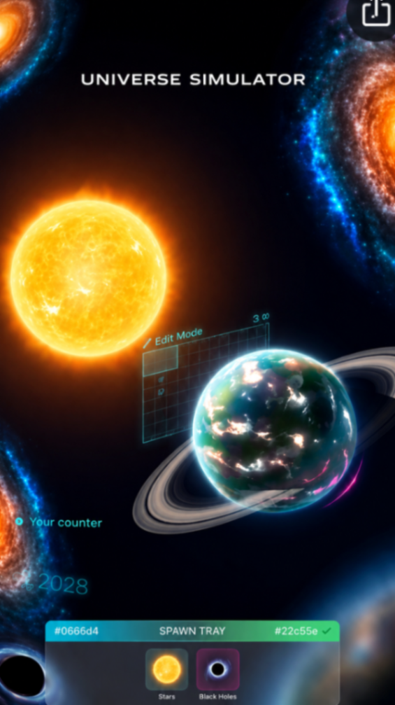 Universe simulator cover