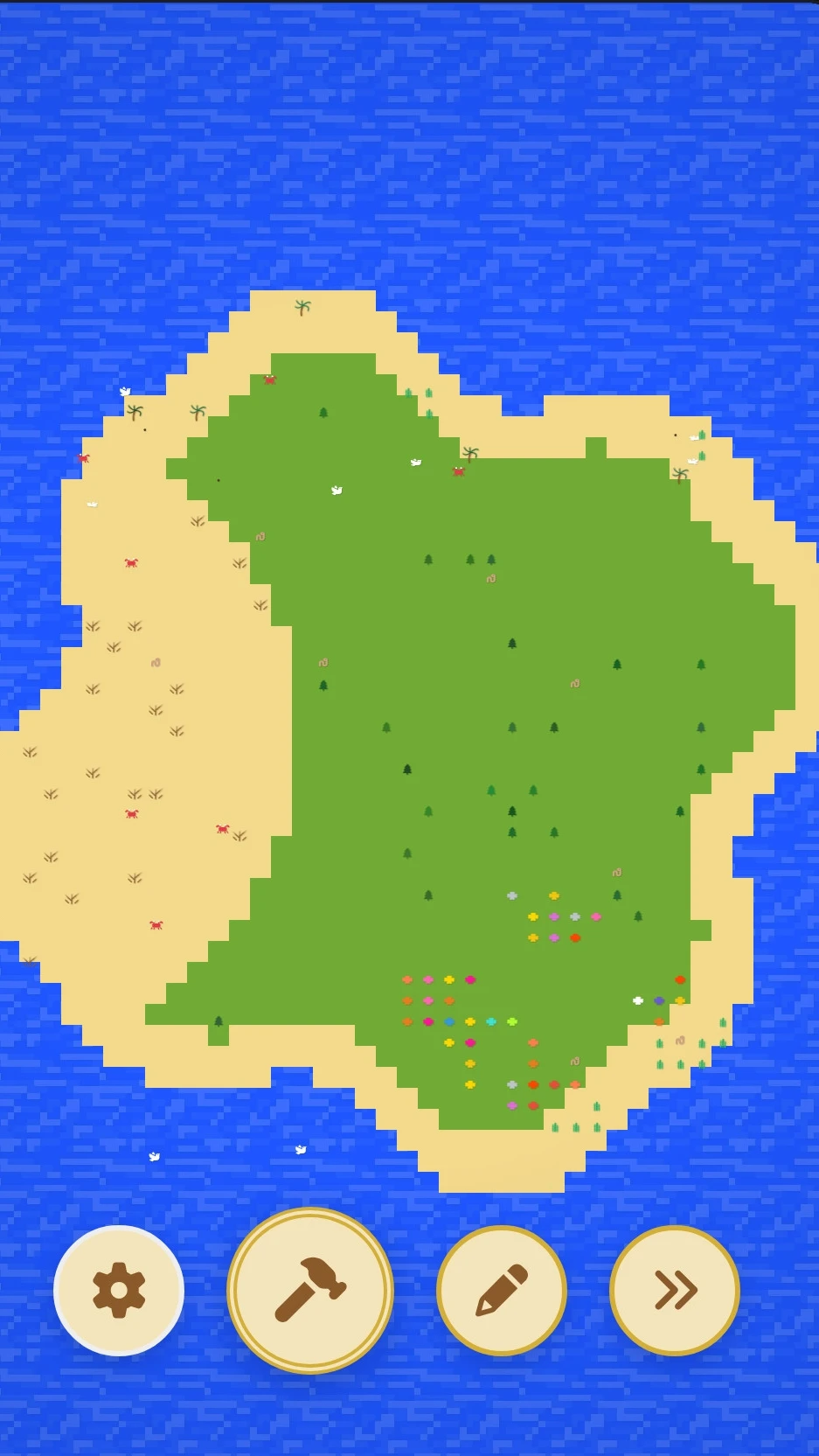 Pixel Island Eco-Sim (REMIX ME!)
#simulator #island #ecosystem #build #art #animals #nature #sandbox #remix #minecraft