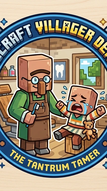 Minecraft Villager Dentist 3D cover