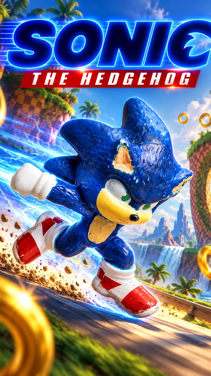 Sonic the hedgehog movie cover