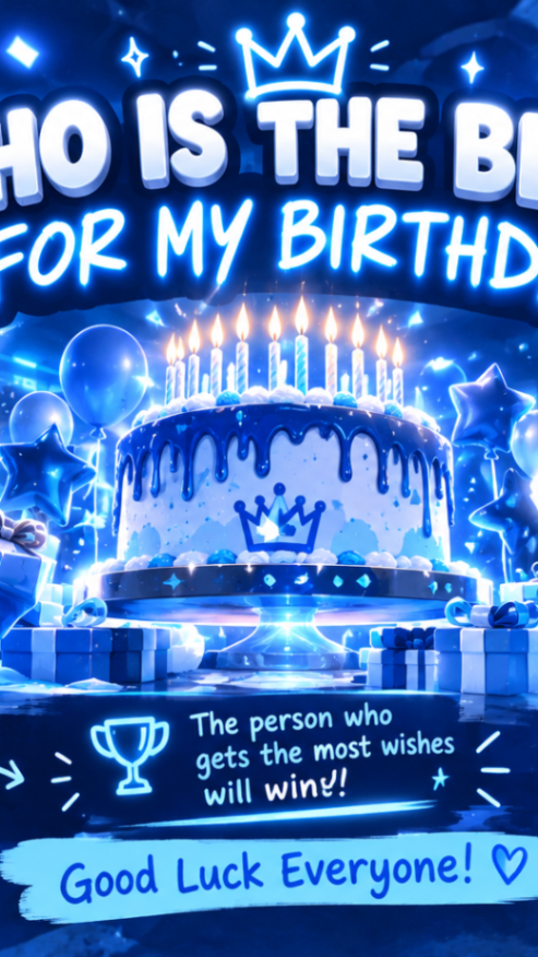 WHO IS THE BEST FOR MY BIRTHDAY? cover