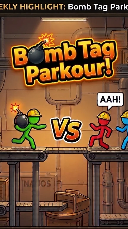 Bomb Tag Parkour! - 👑TaggKing Bombs to EachOdder!👑 cover