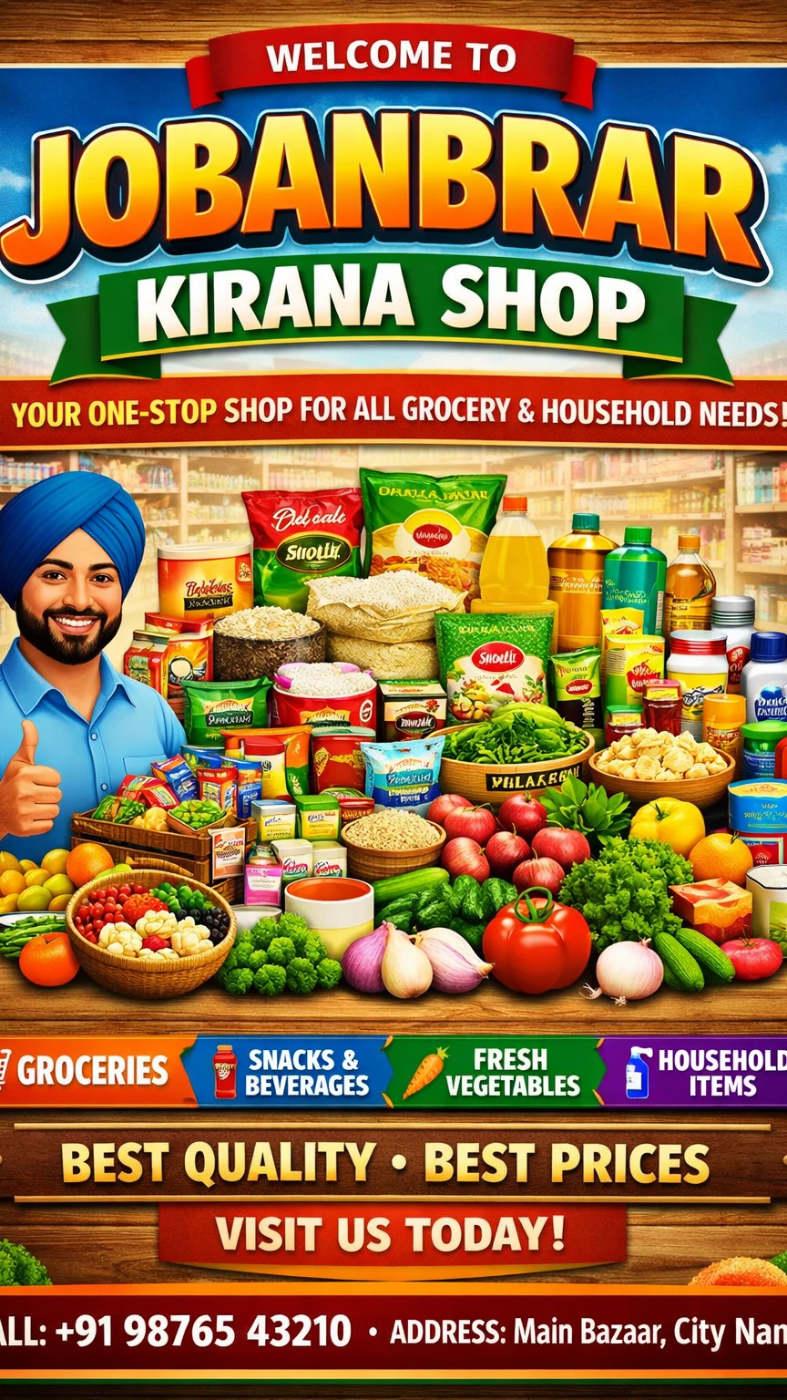 Joban brar kirana shop #