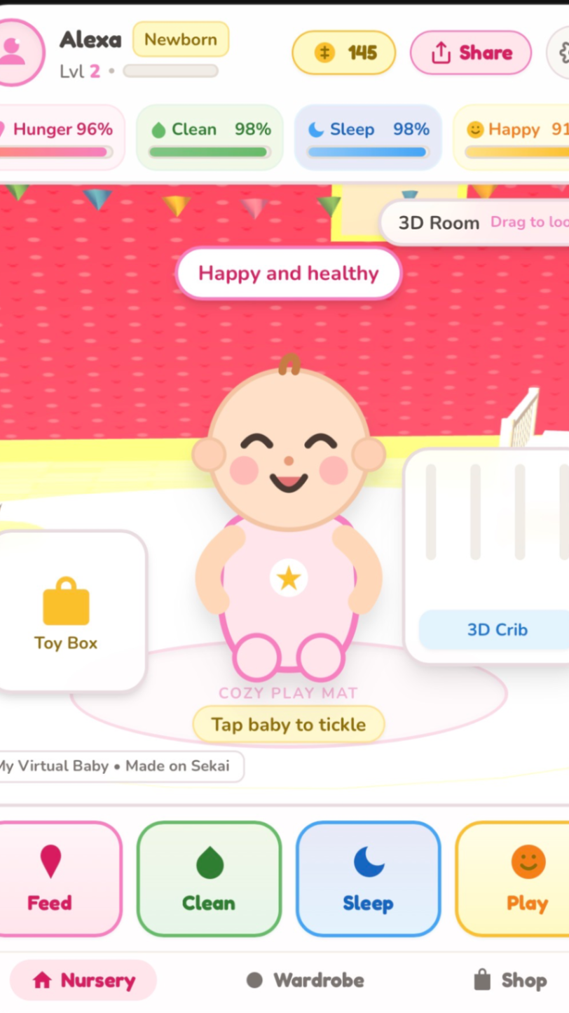 My Virtual Baby - Nursery Care cover