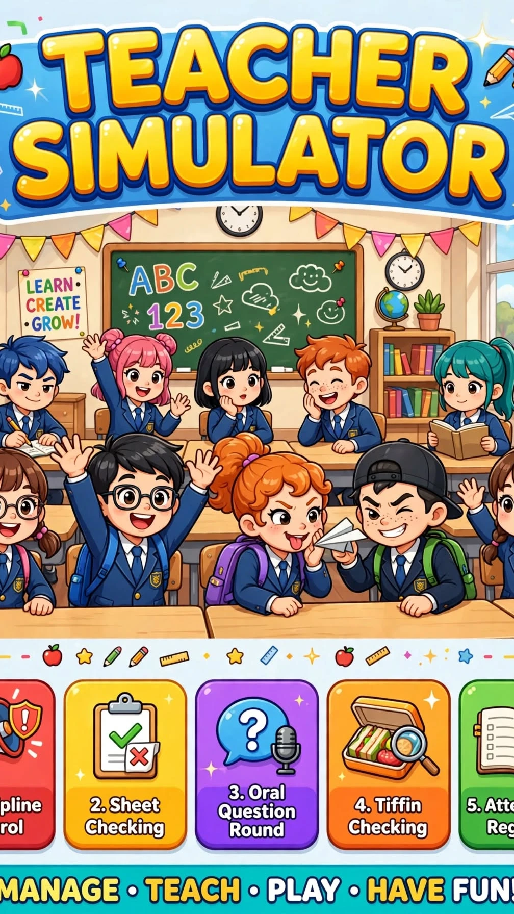 Teacher Simulator: PERFORMING TEACHER JOB cover
