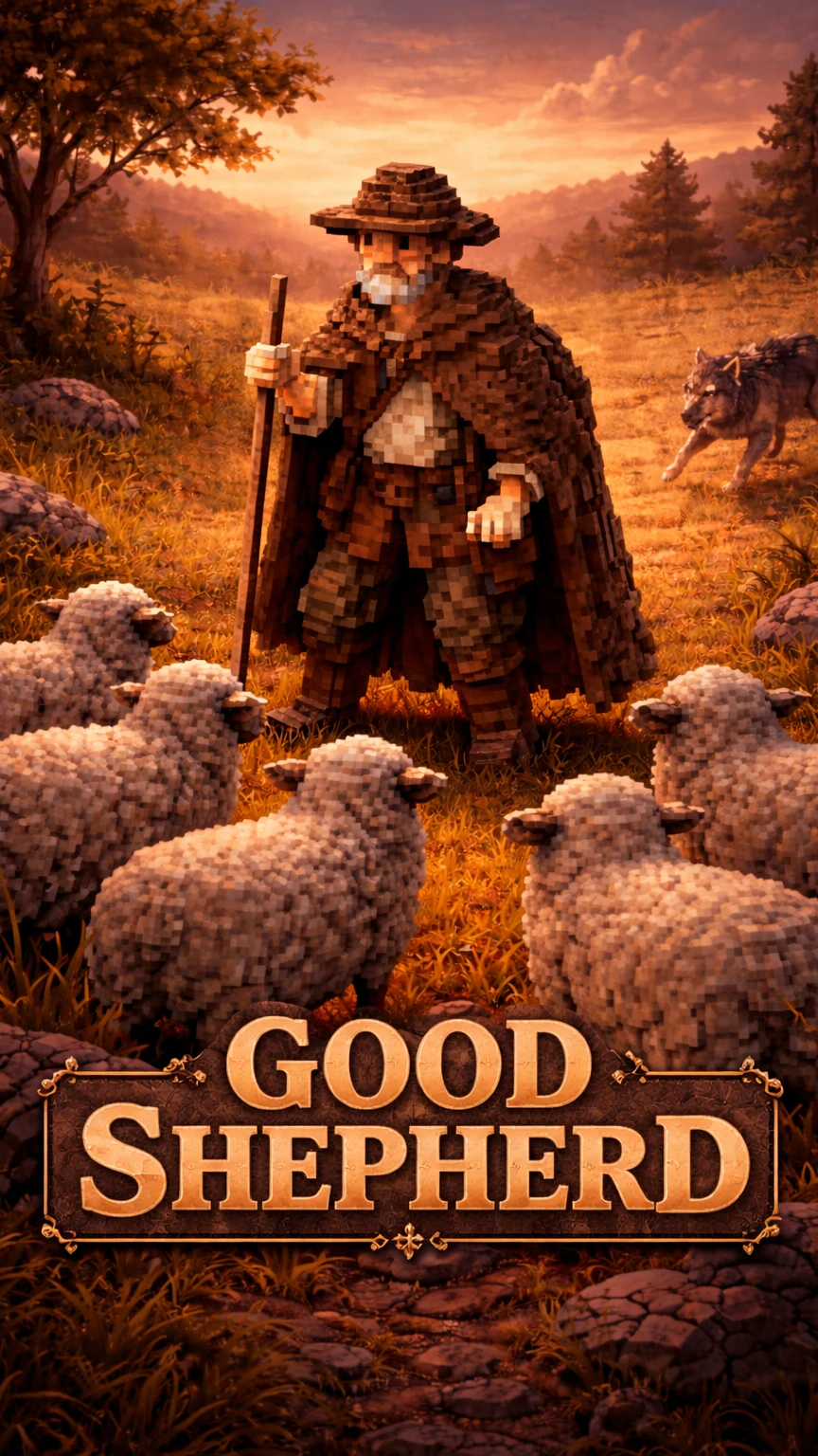 Good Shepard 1.0 
Collab with LightSage-t
#bible #christian #verses #viral