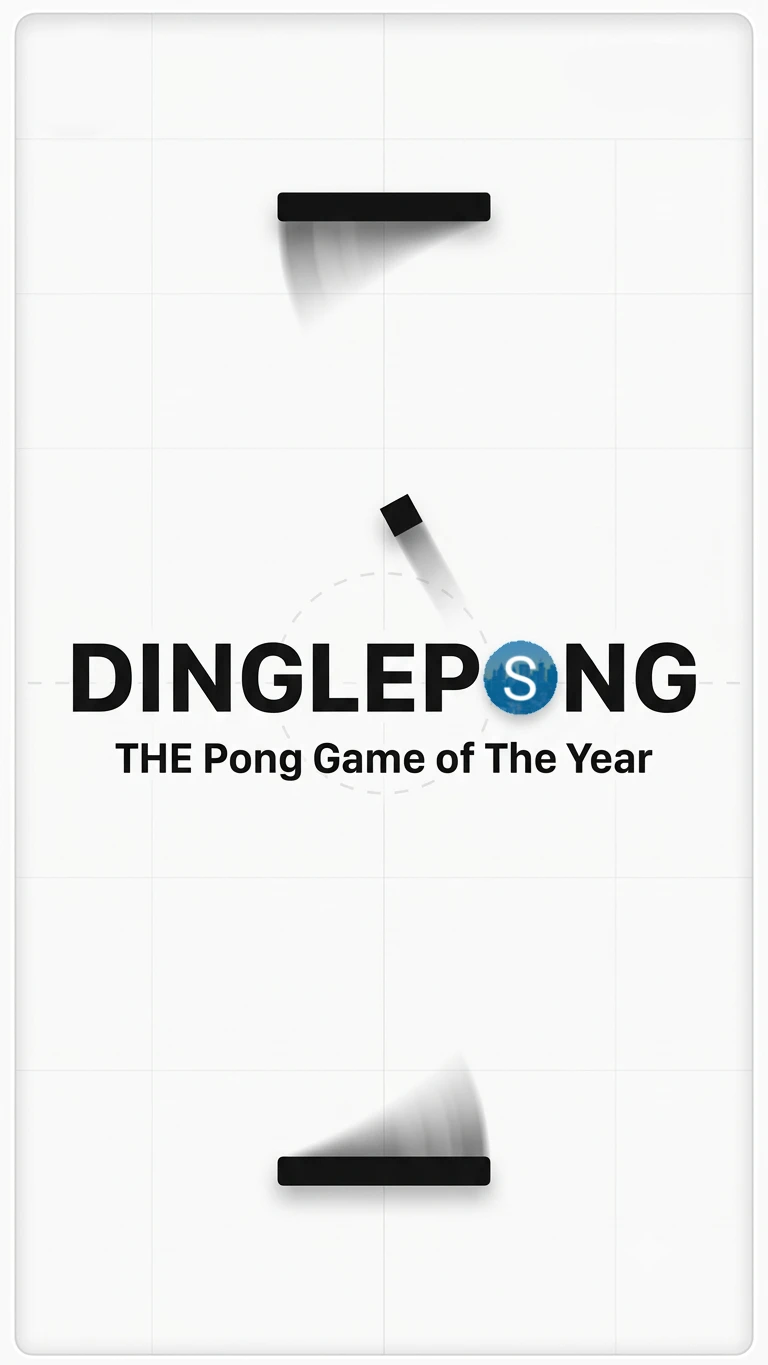DinglePong: THE Pong Game of The Year 😎 cover