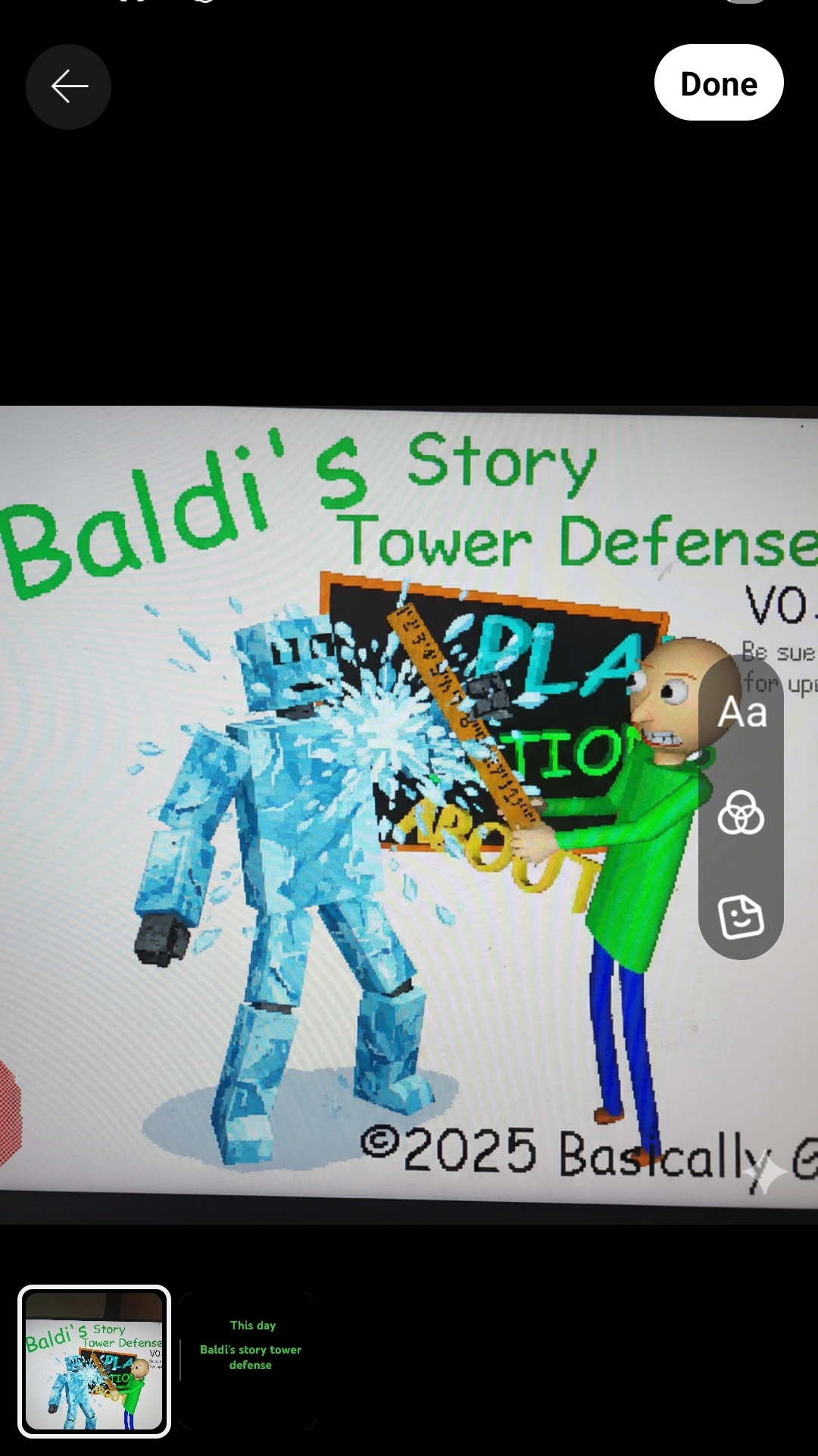 Baldi's story tower Defense
