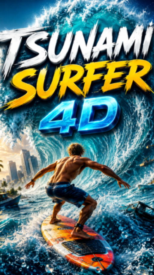 Tsunami Surfer 4D cover