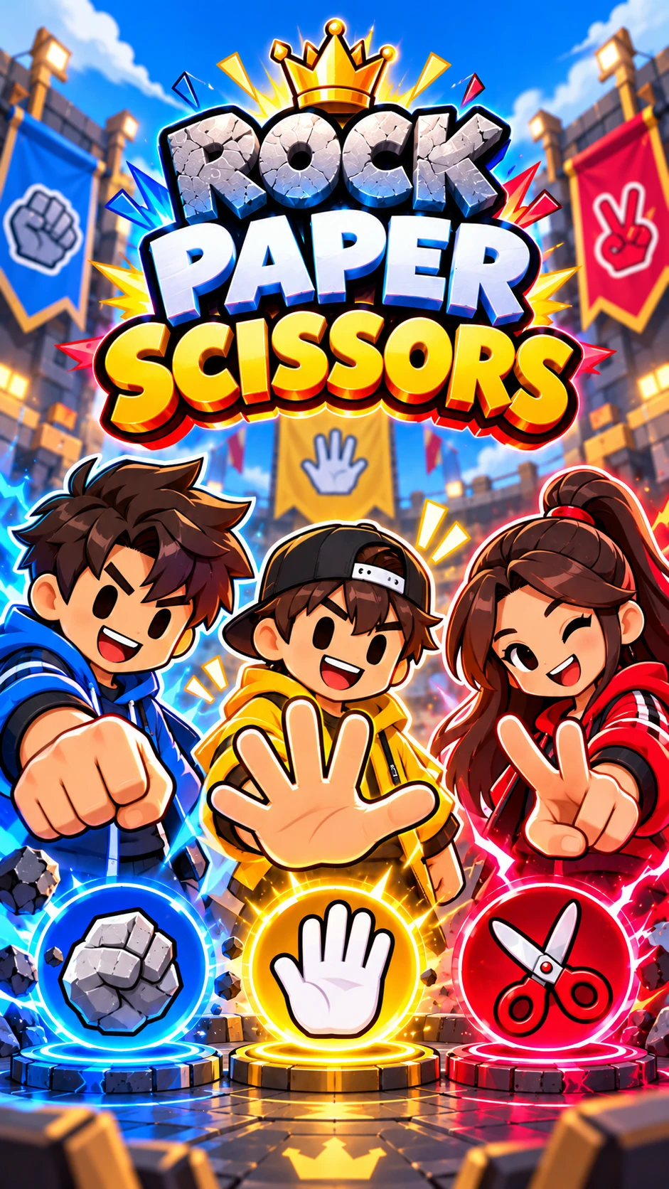ROCK PAPER SCISSORS: FOOD BATTLE! cover