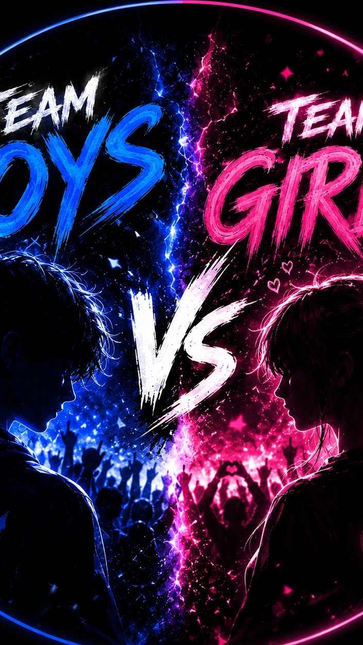 Team Boys VS Team Girls cover