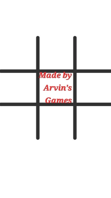 Arvin's Tic tac toe cover
