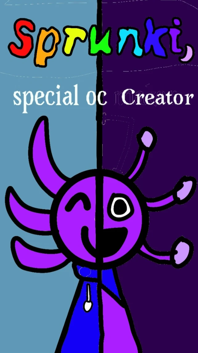Sprunki Special oc Creator. cover