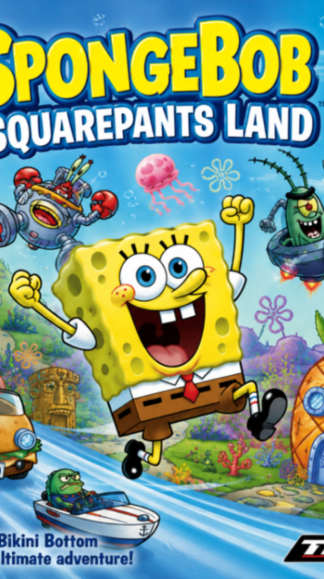 SpongeBob SquarePants Land - Game Boy cover
