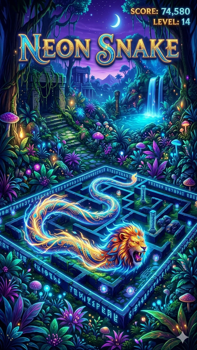 Neon Seraph: Snake Grid