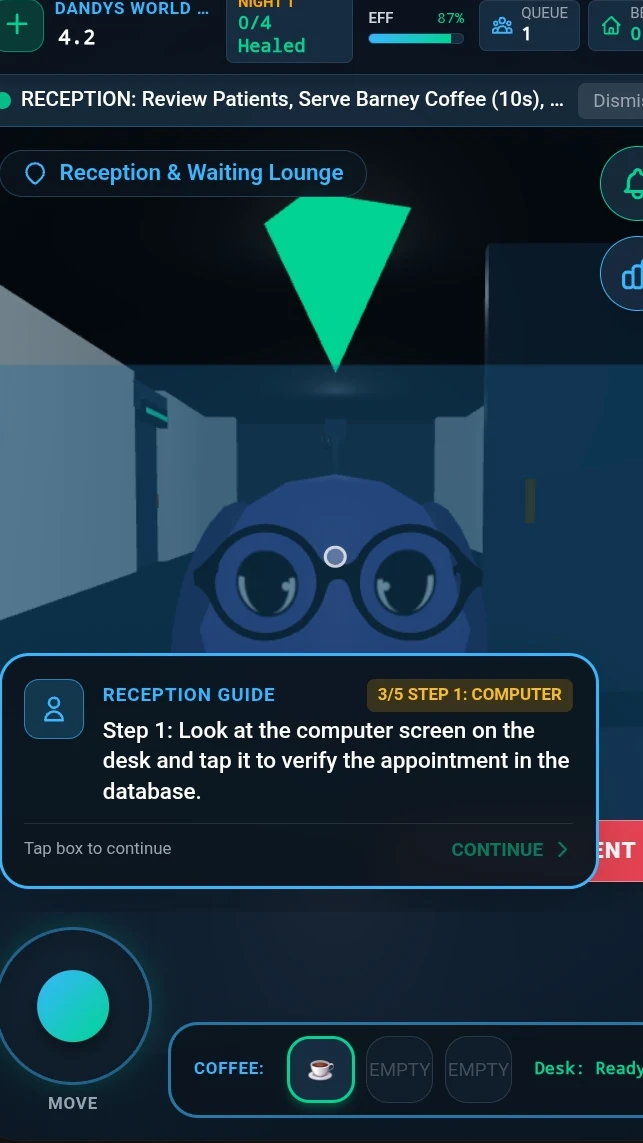 Beware ANOMALY Dandys World Med - 3D Hospital Receptionist cover