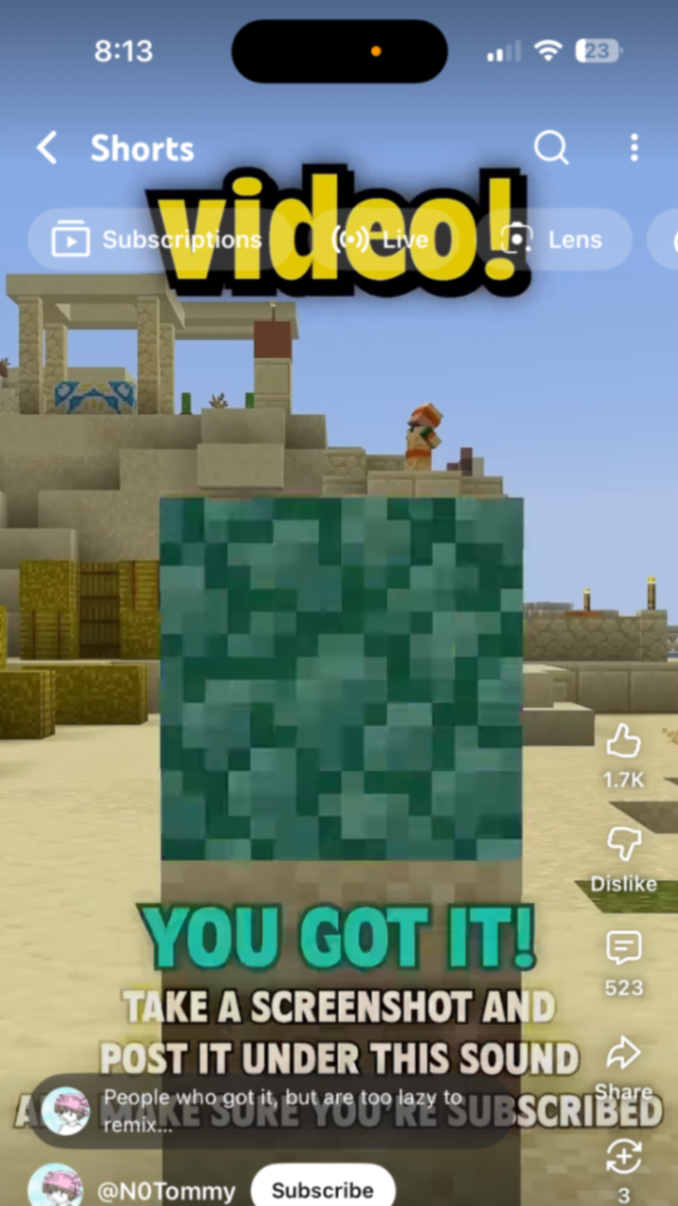 welcome to Minecraft in Minecraft. You have to build mine survive. And that's it now enjoy tons of fun in Minecraft
