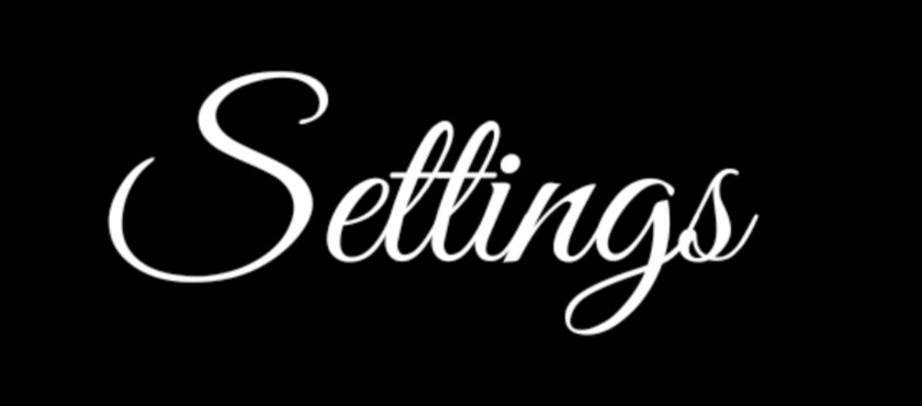 Settings