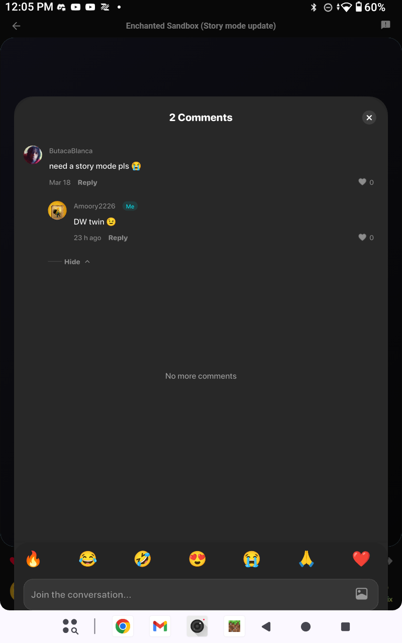 Story Mode Credit