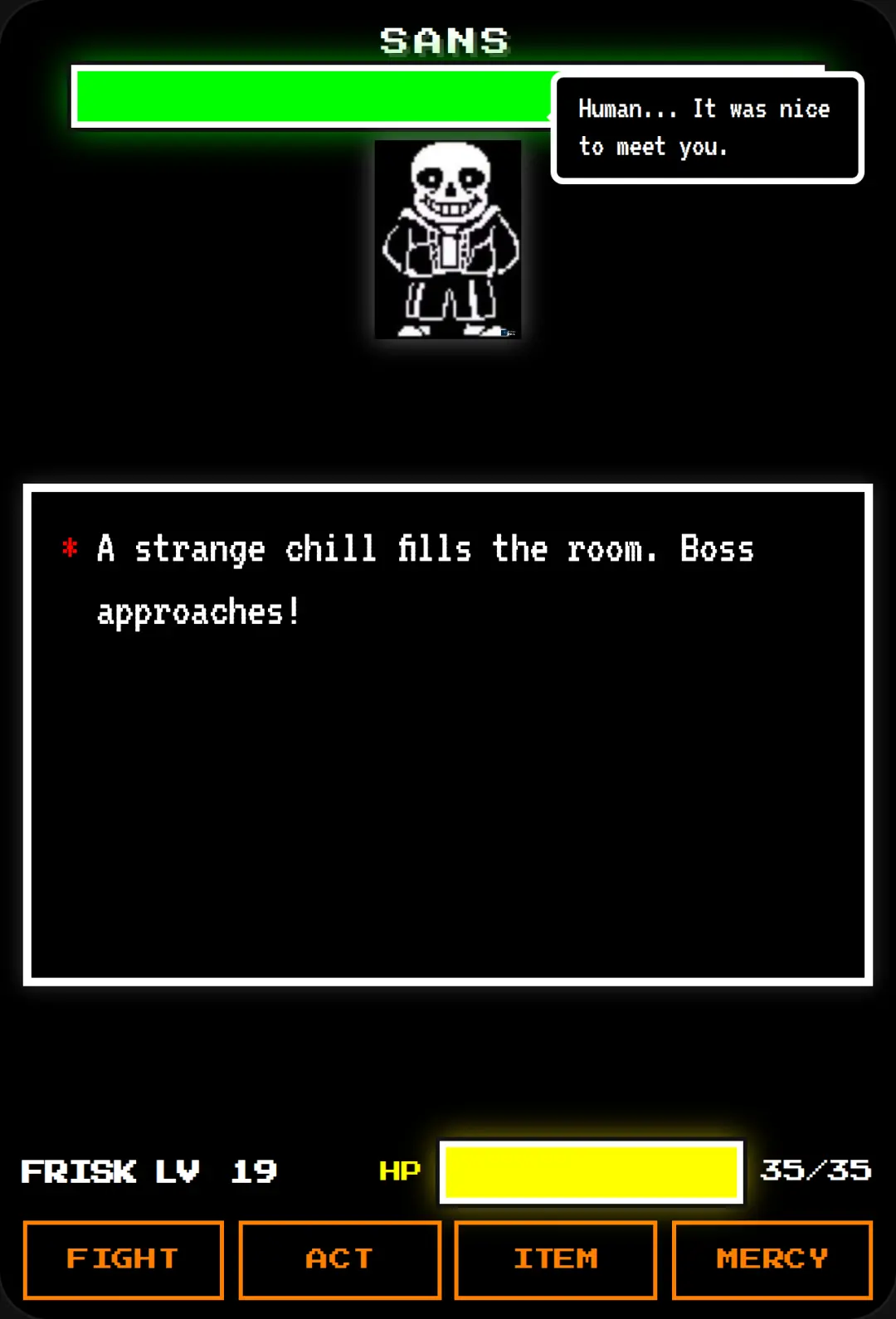 Undertale Boss Battle ig brotato chip cover