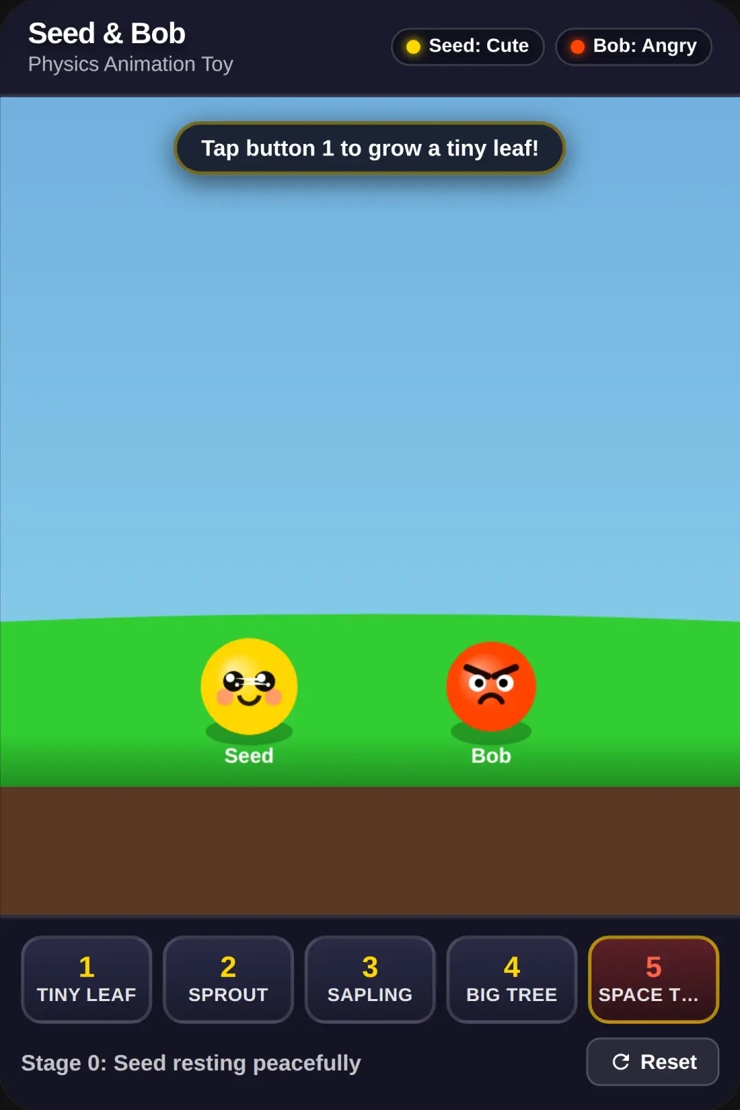 Seed & Bob: The Moon Tree cover
