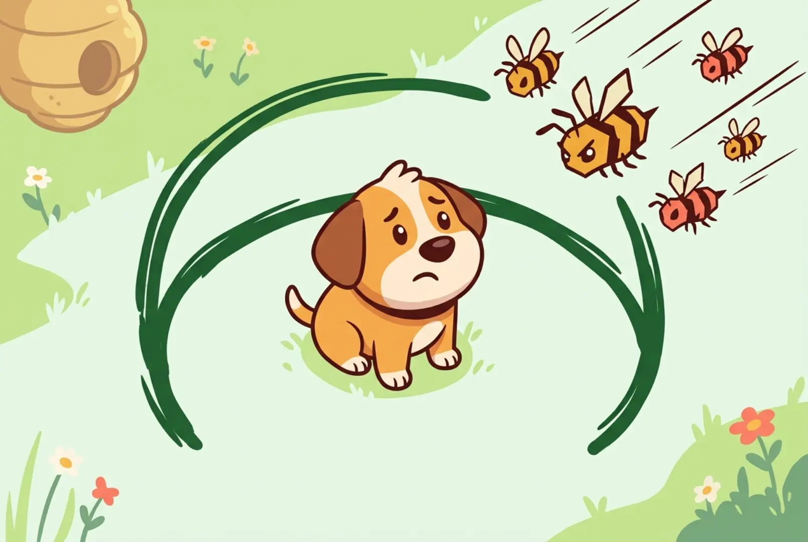 Save the Doggy: Escape the Bees
