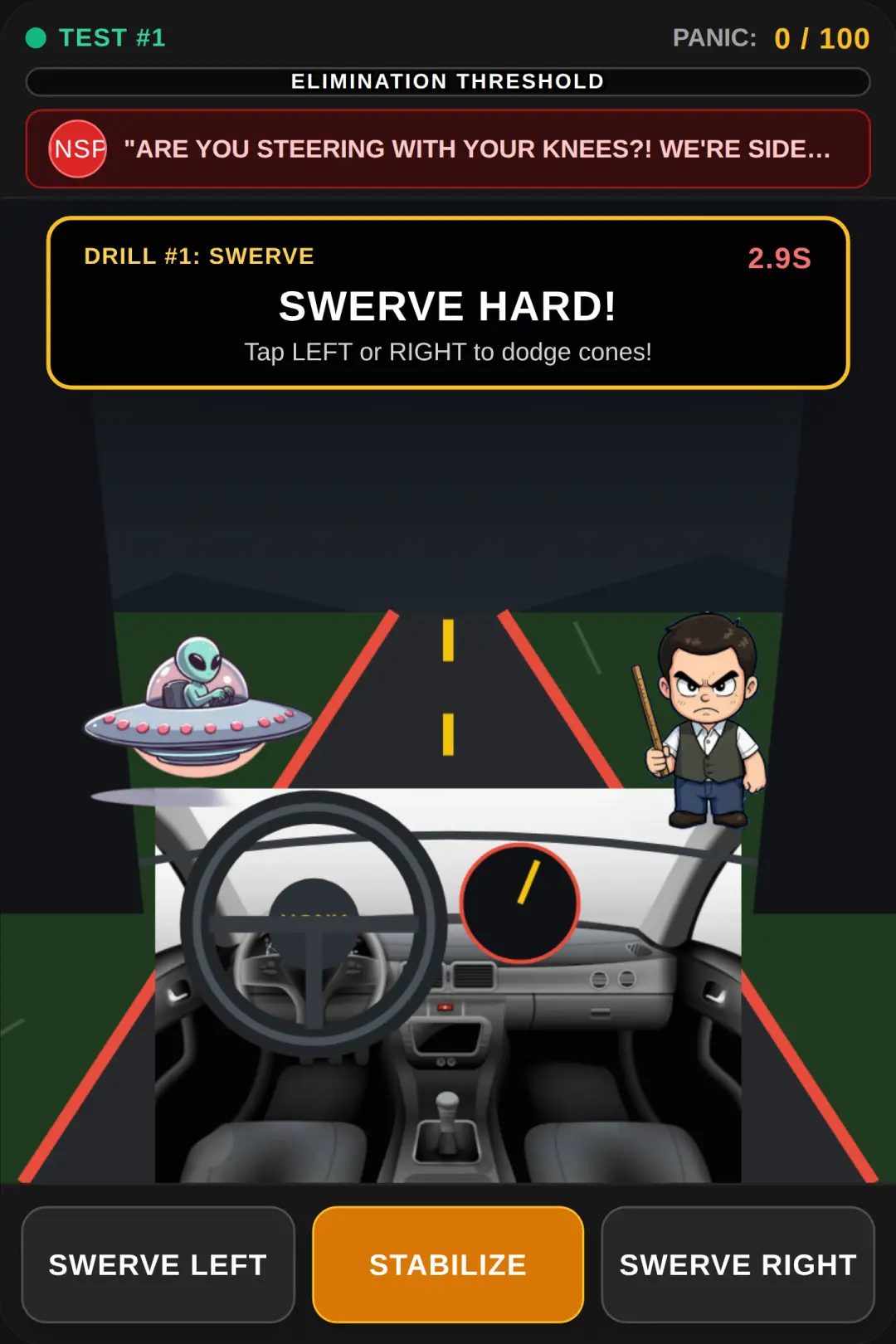 Green Man Driving Lesson: Road Rage Academy cover