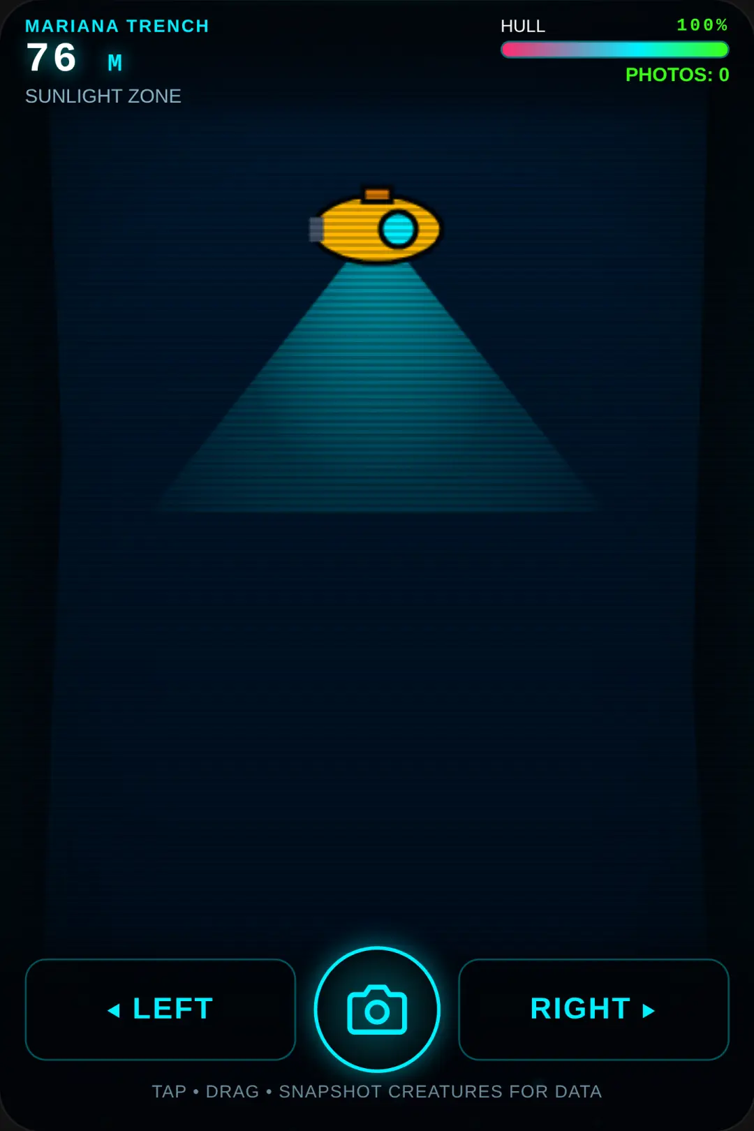 Mariana trench or deeper cover