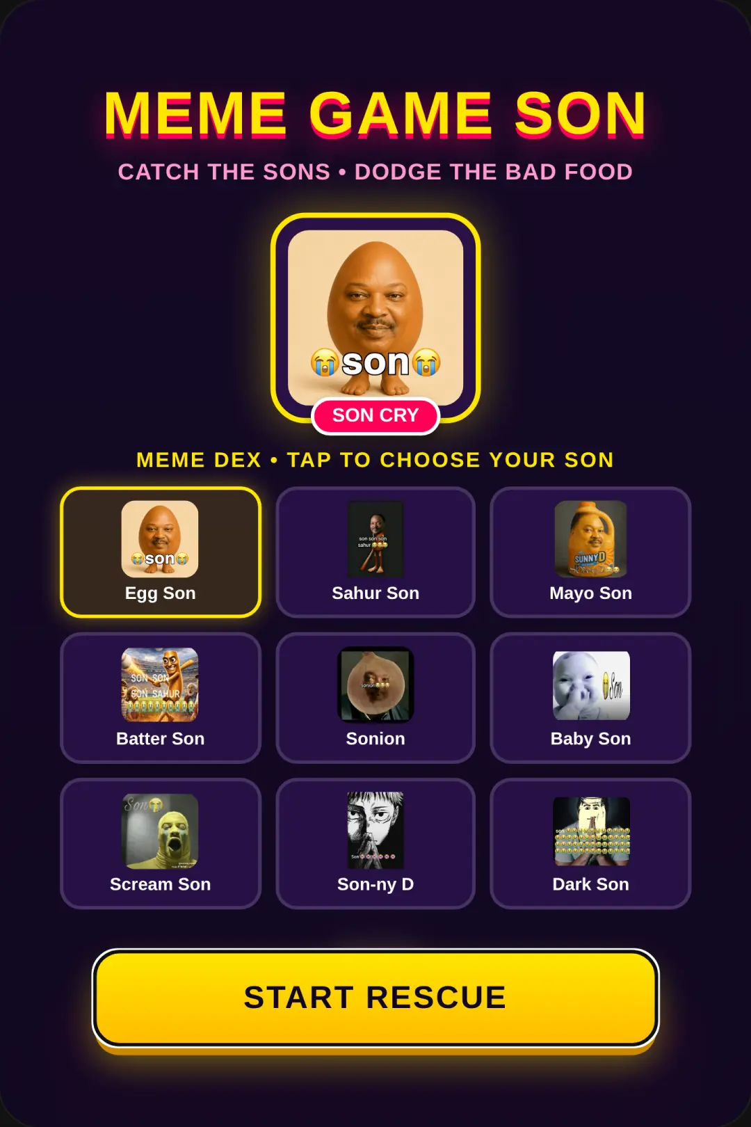 MEME GAME SON cover