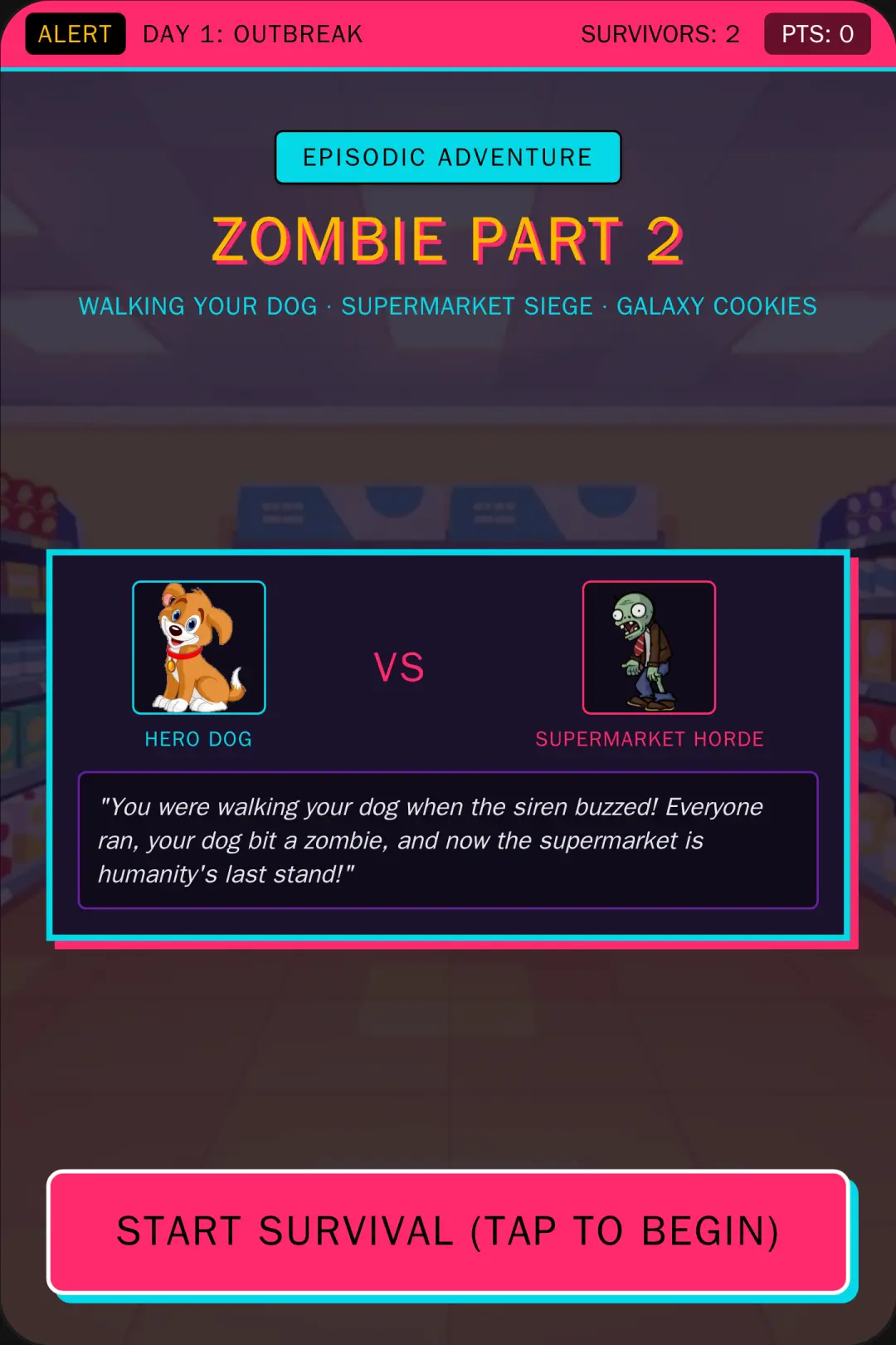 Zombie Part 2: Supermarket Survival cover