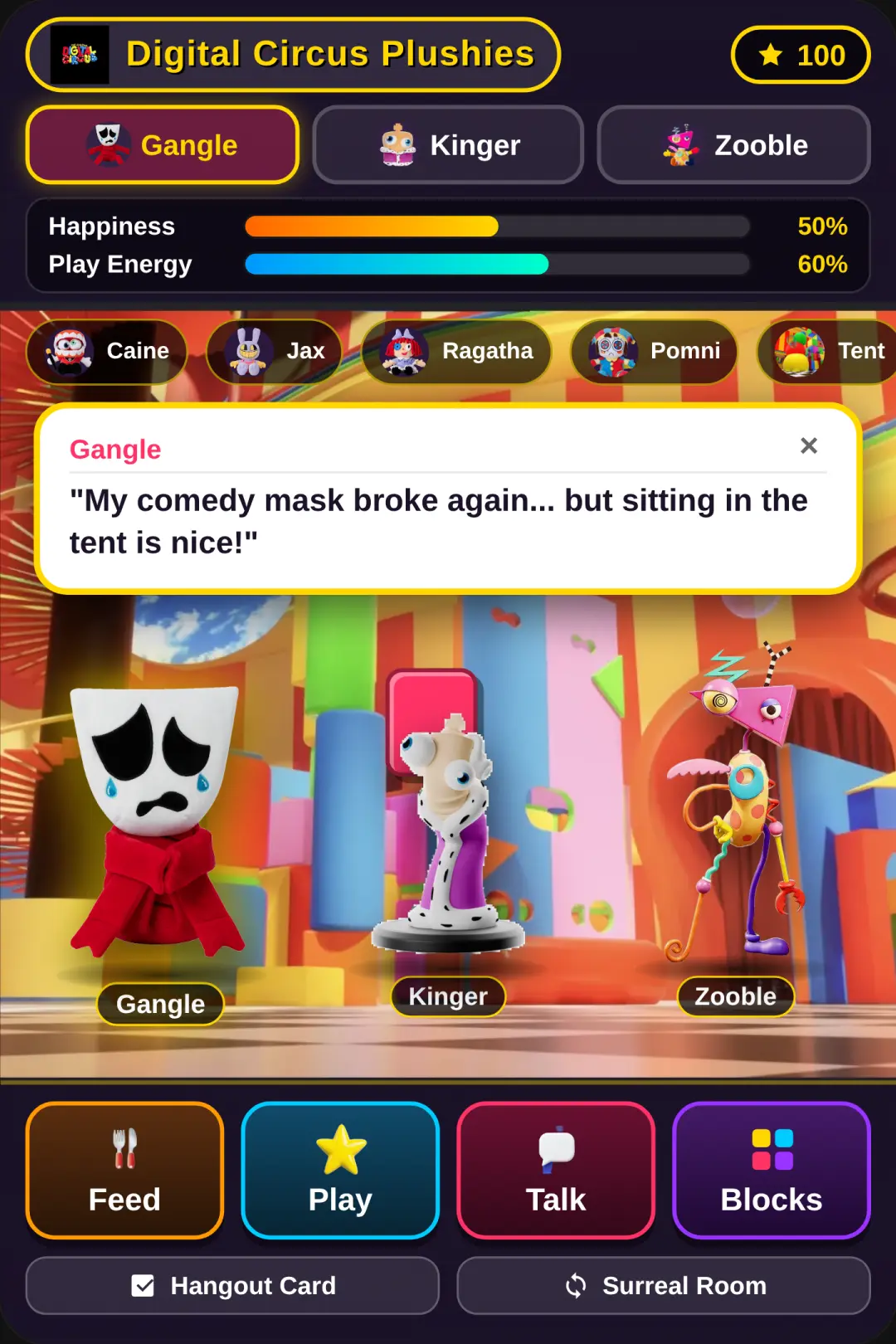 The Amazing Digital Circus: Plush Hangout cover