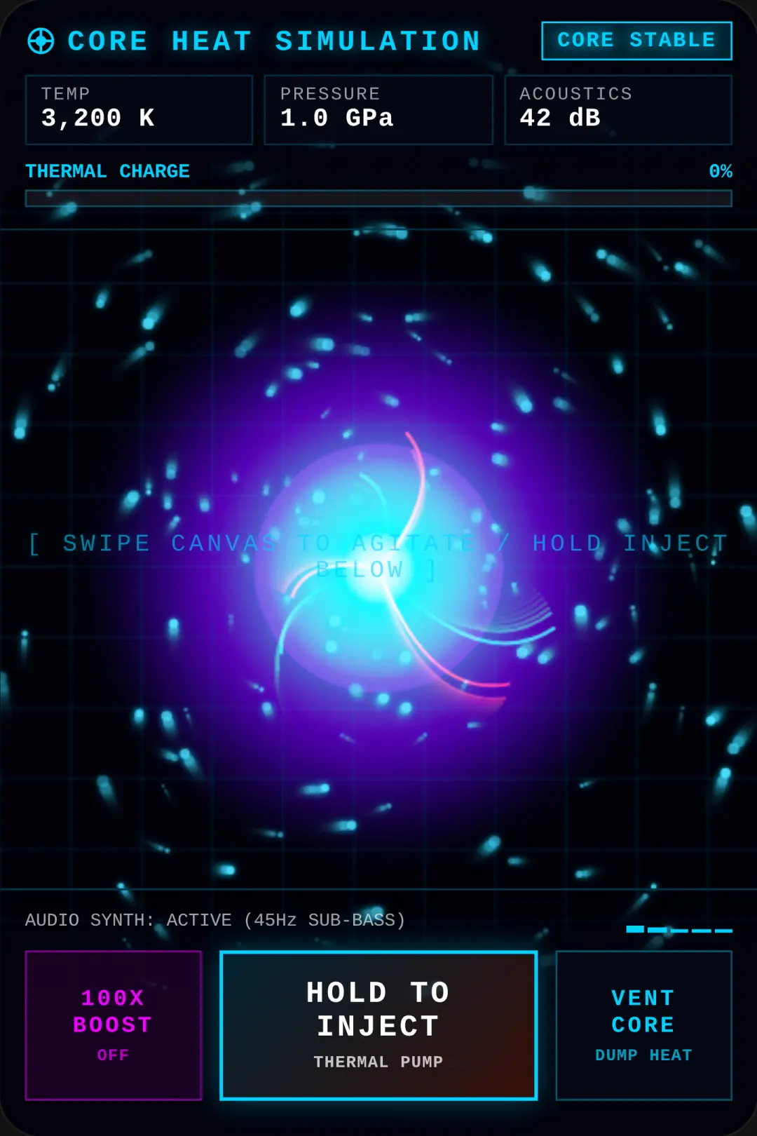 Core Heat Simulation 100x cover