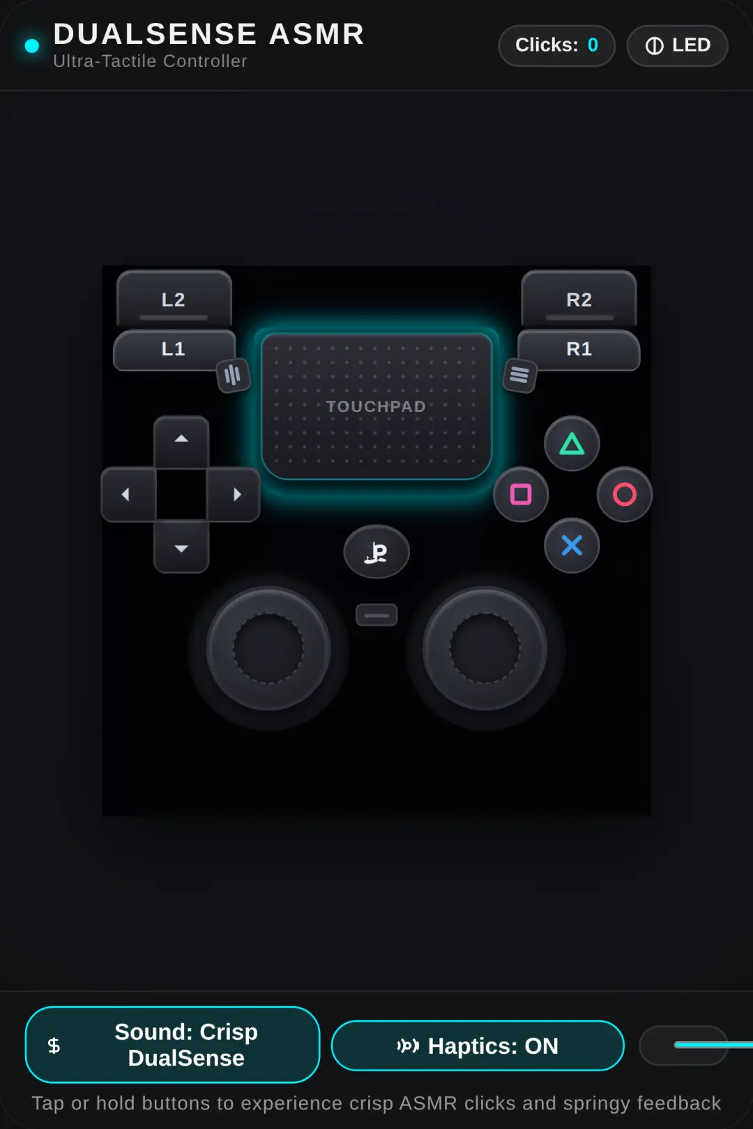 DualSense ASMR Controller cover