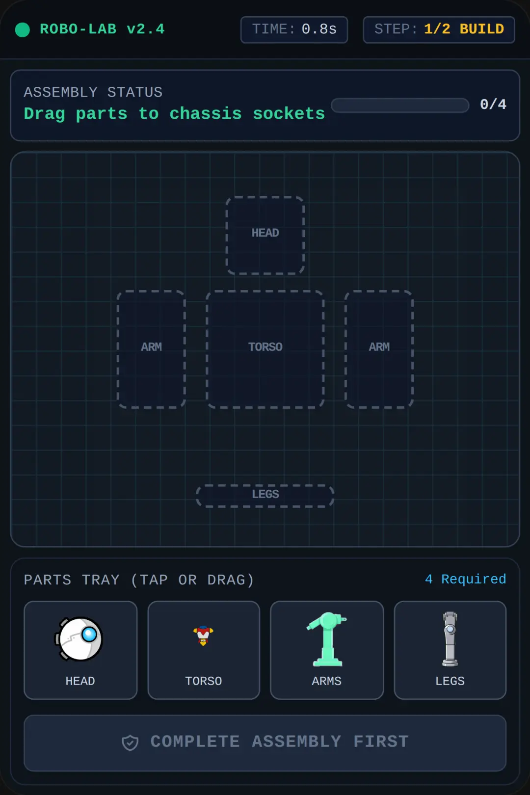 Robot Builder & Human Test cover