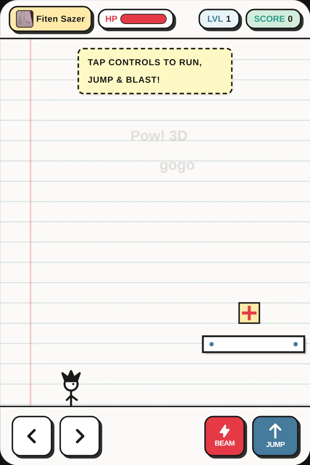 Fiten Sazer: Notebook Platformer cover