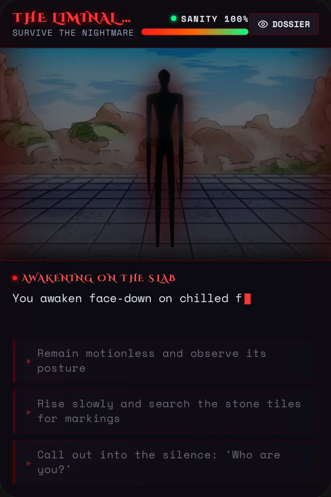 The Liminal Arena - Interactive Horror Story cover