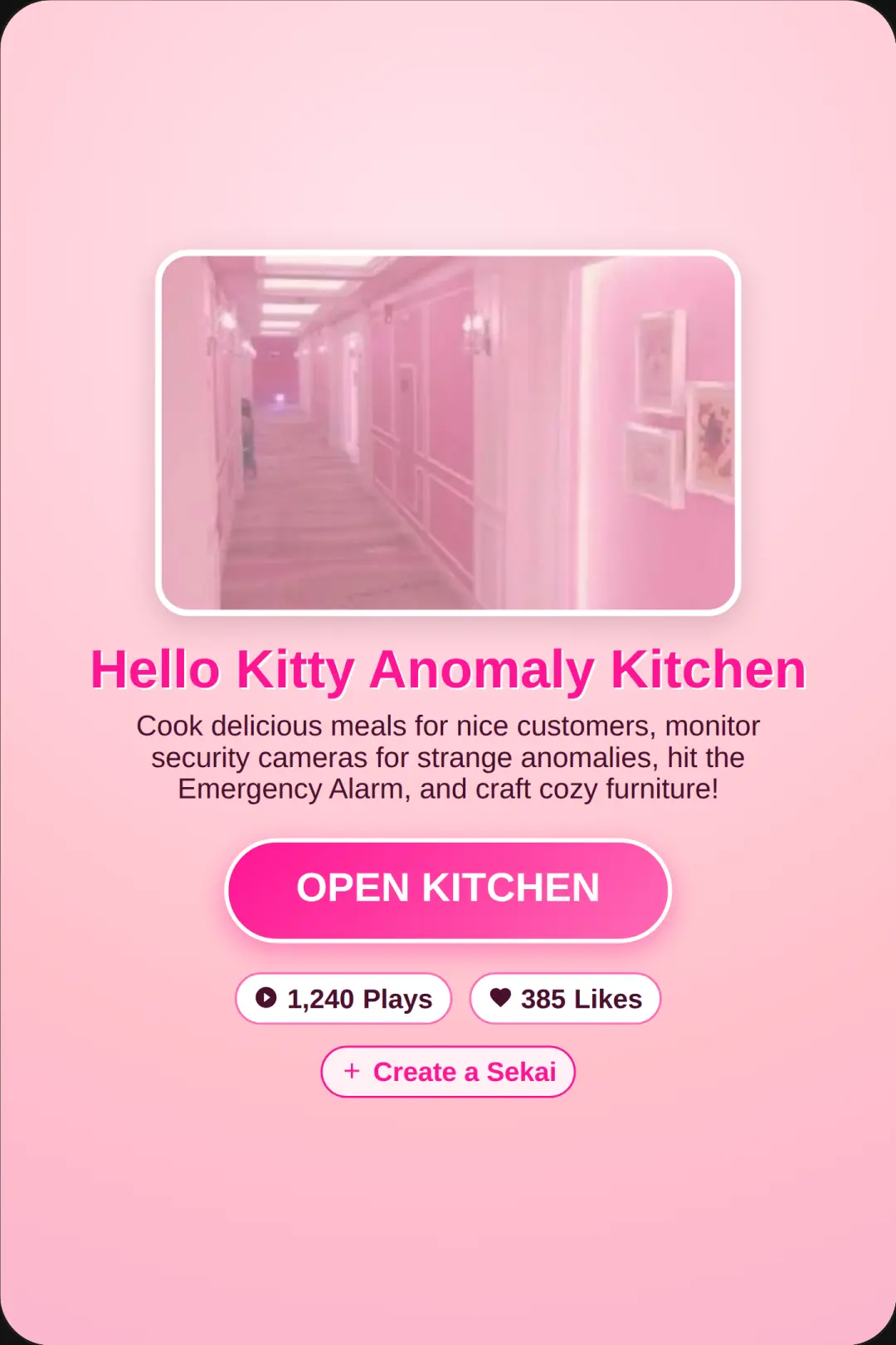 Hello Kitty Anomaly Kitchen cover