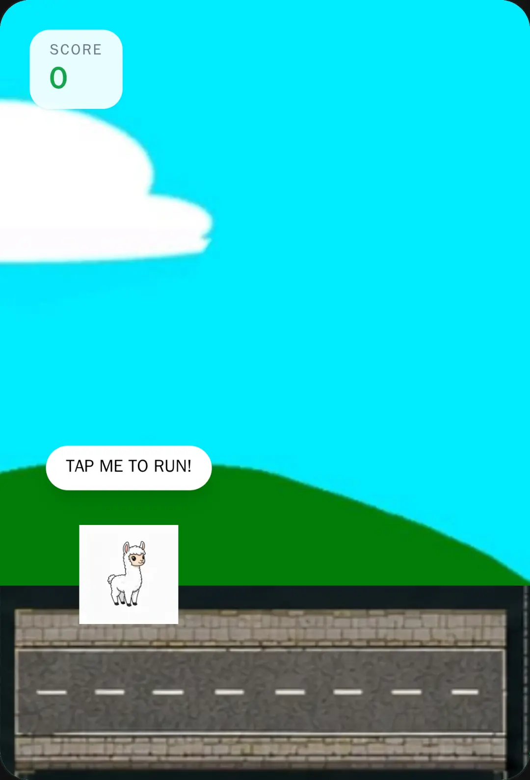 Llama Zombie Run cover