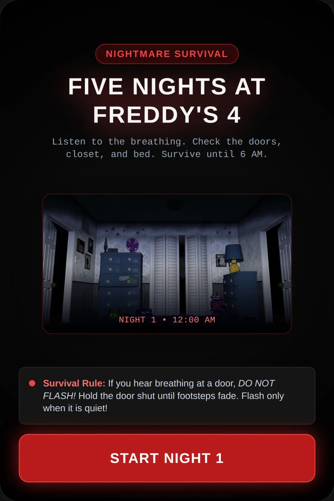 FNAF 4 - The Final Chapter Mobile cover