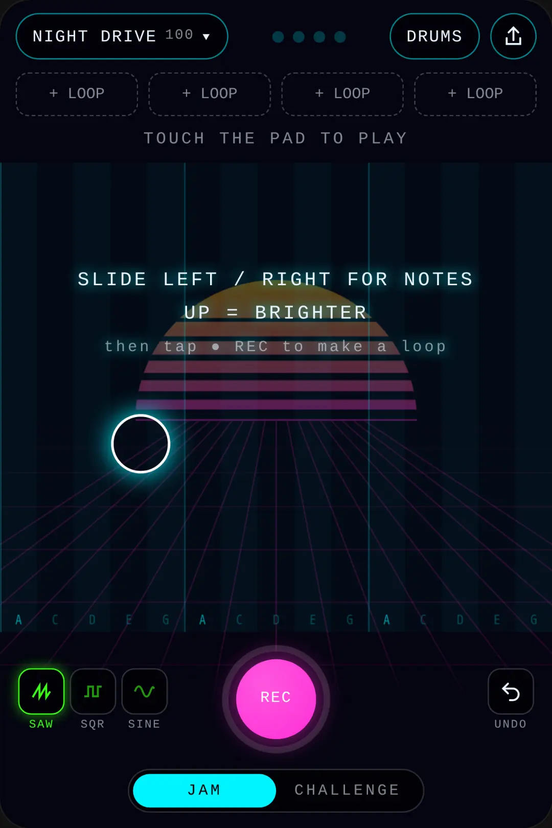 Neon Synthwave Looper+ cover