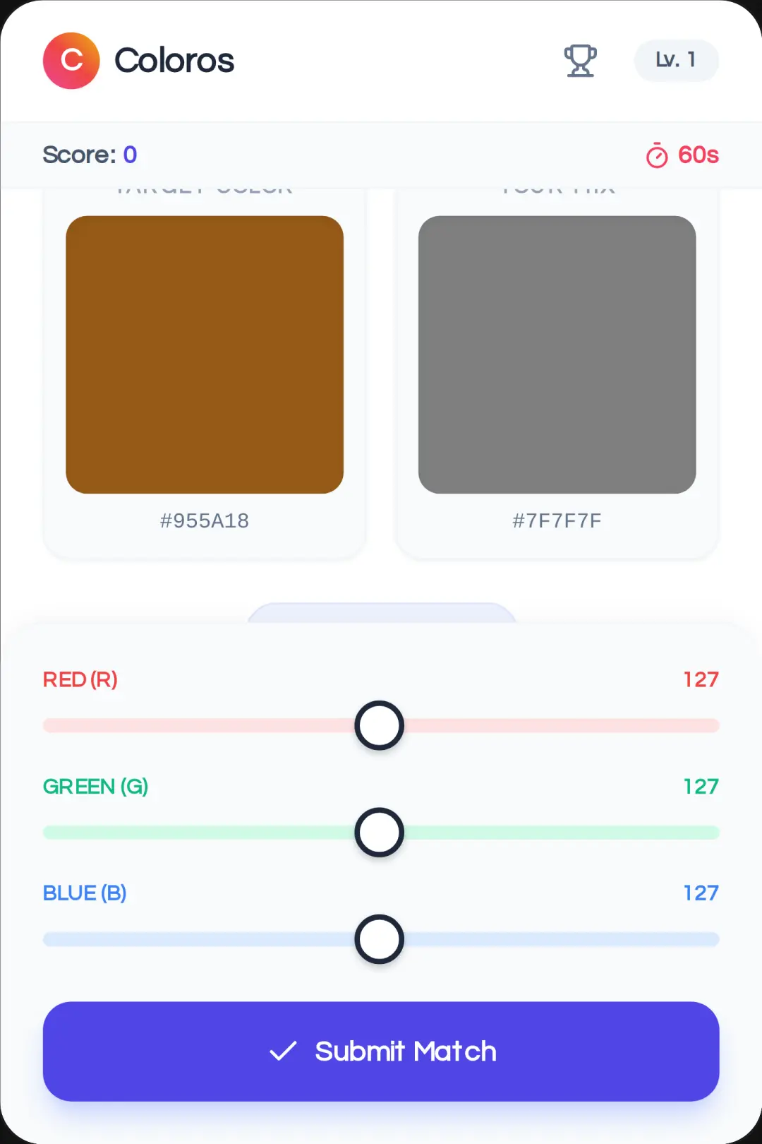 Coloros - Color Matching Challenge cover