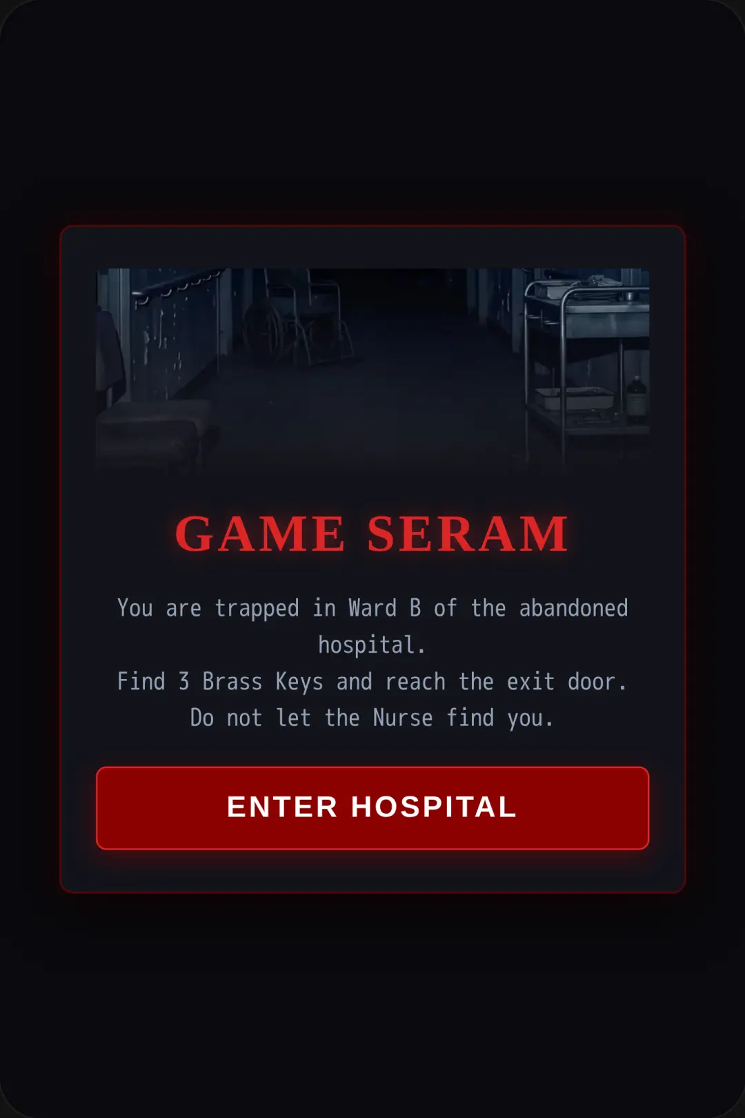 Game Seram - Hospital Escape cover