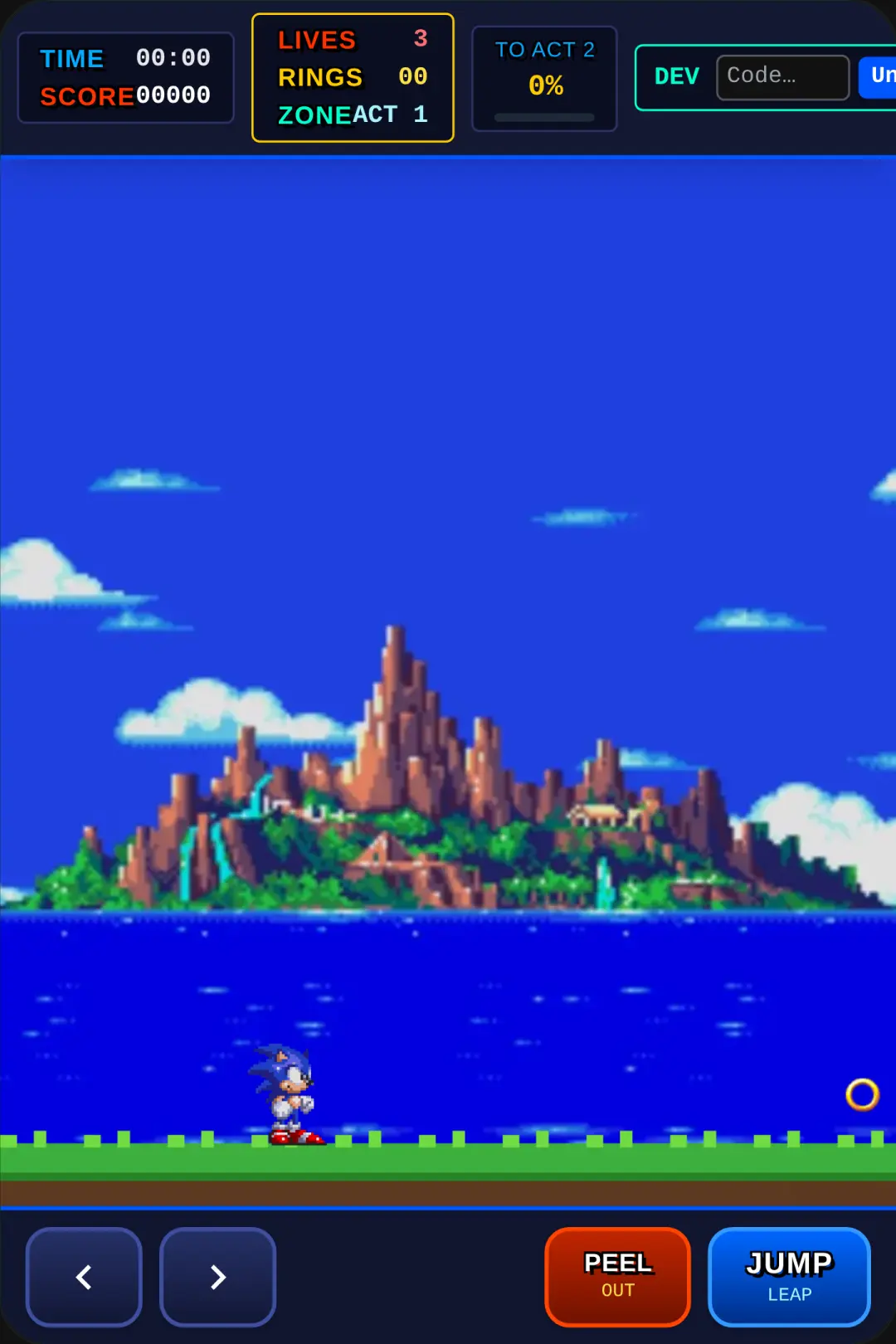 Sonic 3 - Angel Island Zone Act 1 UPD1.2 cover