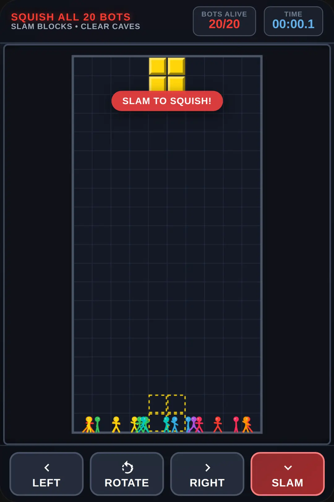 Deadly Tetris: Squish the Bots cover