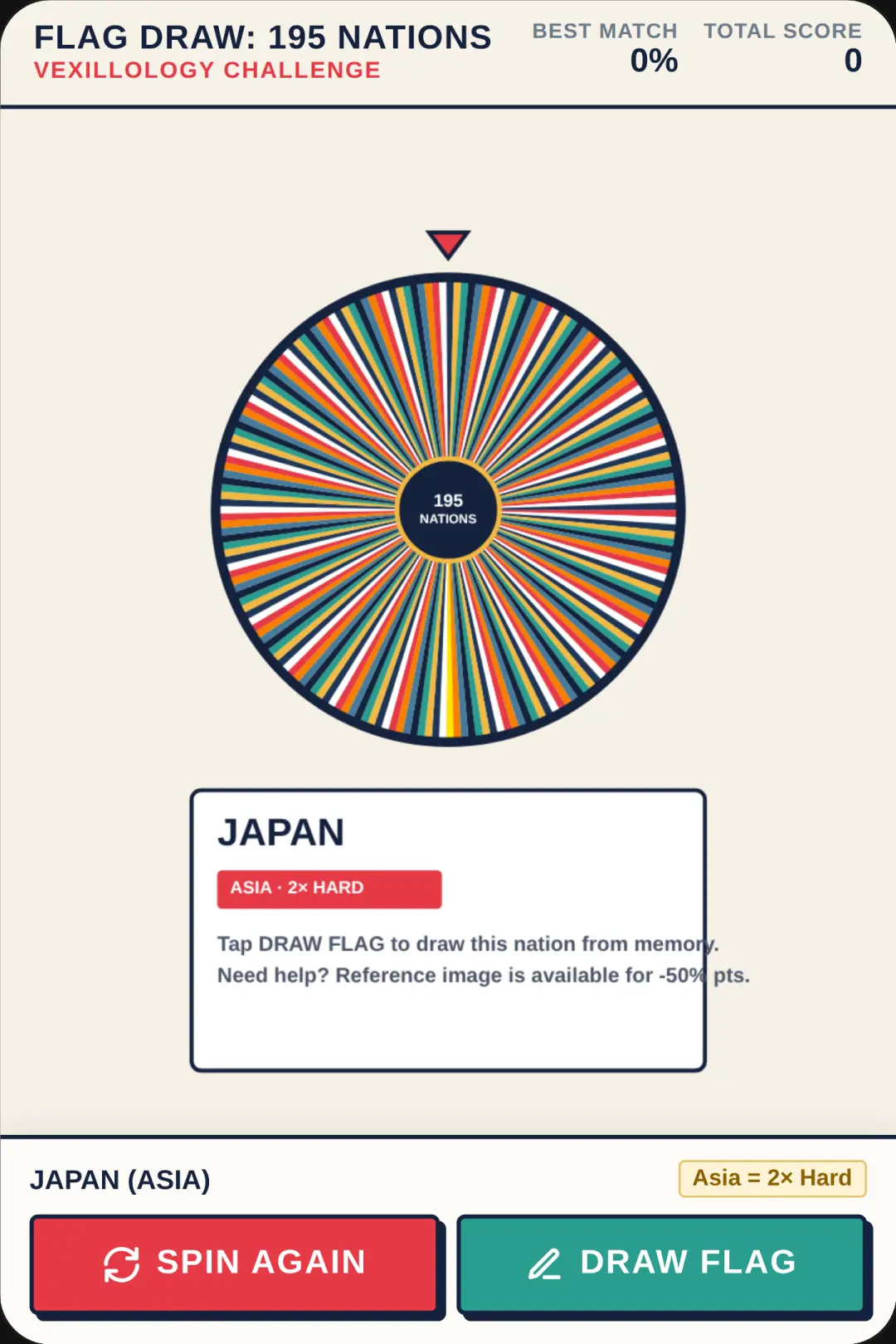 Flag Draw: 195 Nations cover