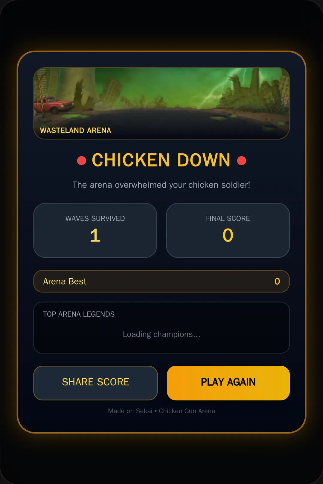 Chicken Gun Arena cover
