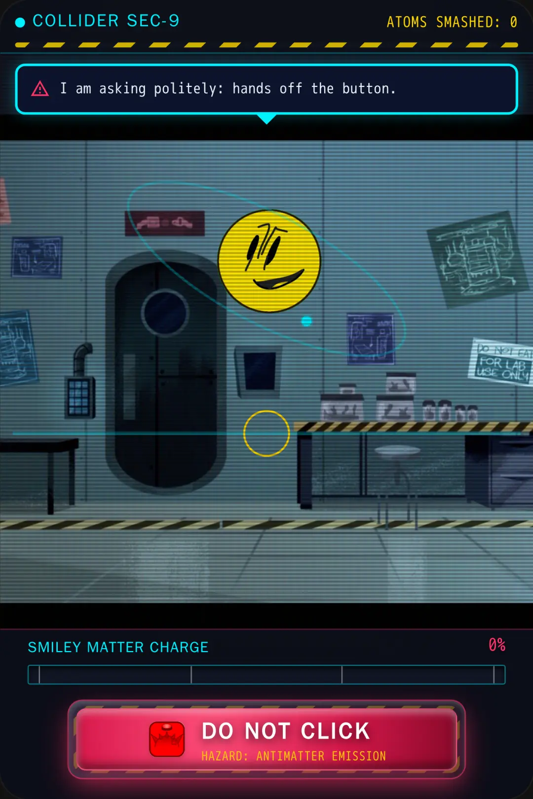 Do Not Click The Button - Project Antimatter cover